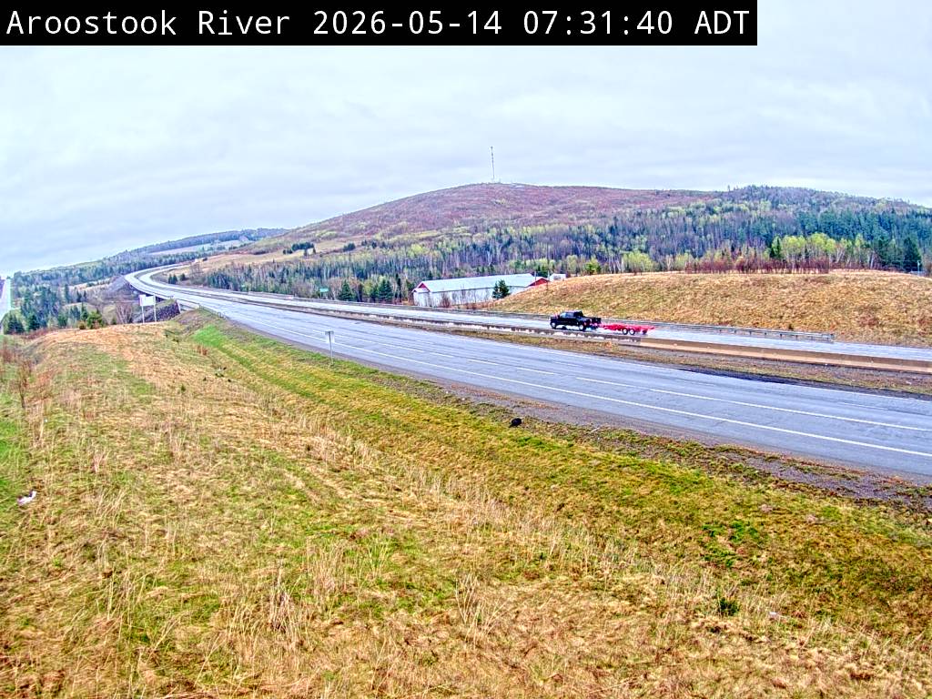 Web Cam image of Aroostook River (NB Highway 2)