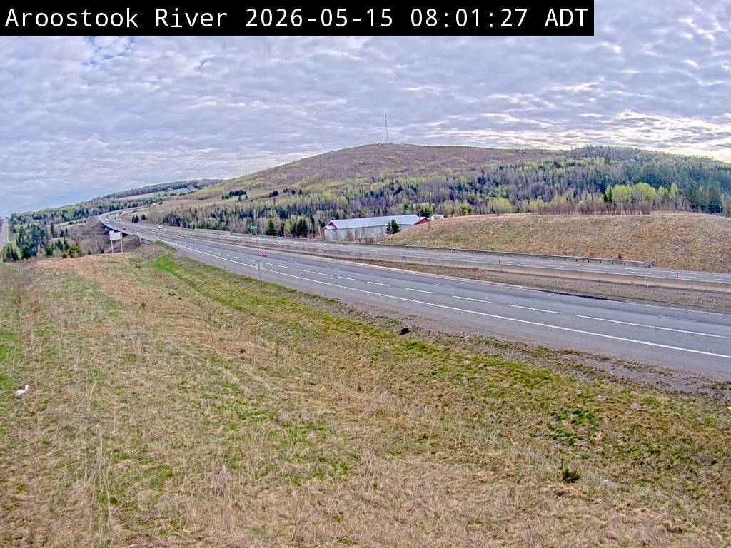 Web Cam image of Aroostook River (NB Highway 2)