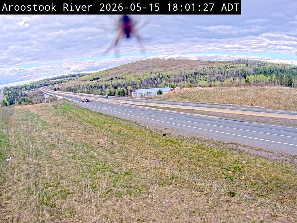 Web Cam image of Aroostook River (NB Highway 2)