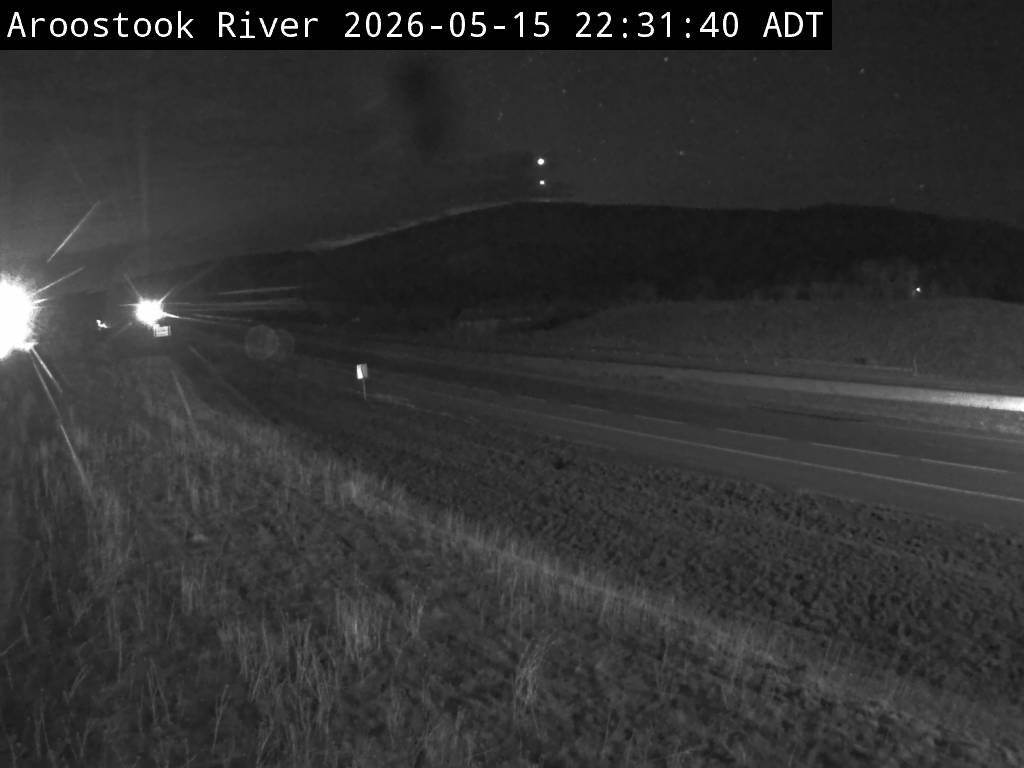 Web Cam image of Aroostook River (NB Highway 2)