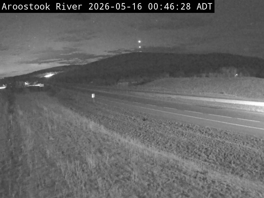 Web Cam image of Aroostook River (NB Highway 2)