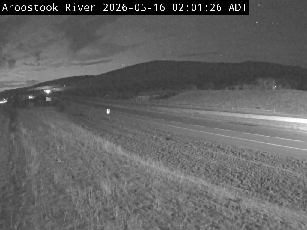 Web Cam image of Aroostook River (NB Highway 2)