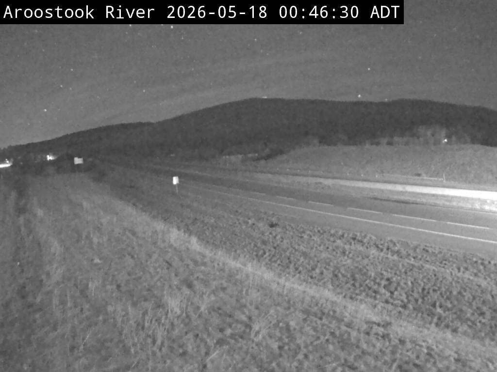 Web Cam image of Aroostook River (NB Highway 2)