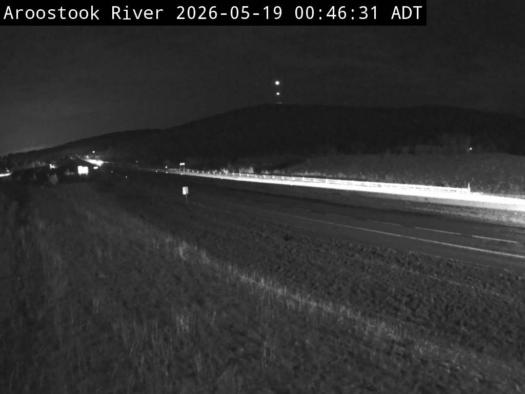Web Cam image of Aroostook River (NB Highway 2)