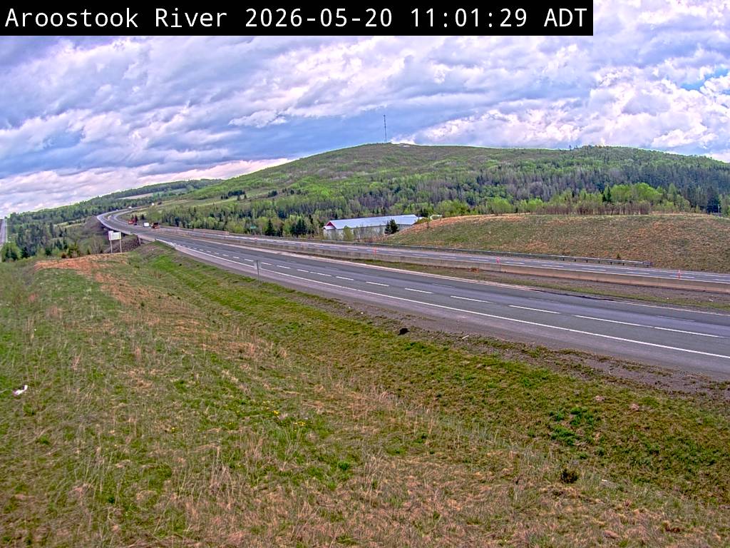 Web Cam image of Aroostook River (NB Highway 2)