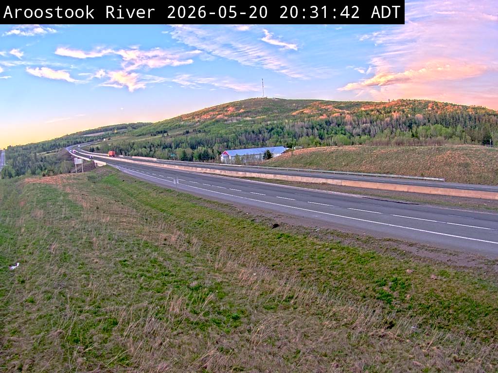 Web Cam image of Aroostook River (NB Highway 2)