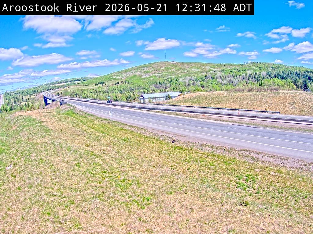 Web Cam image of Aroostook River (NB Highway 2)