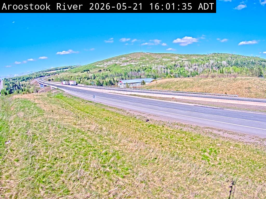Web Cam image of Aroostook River (NB Highway 2)