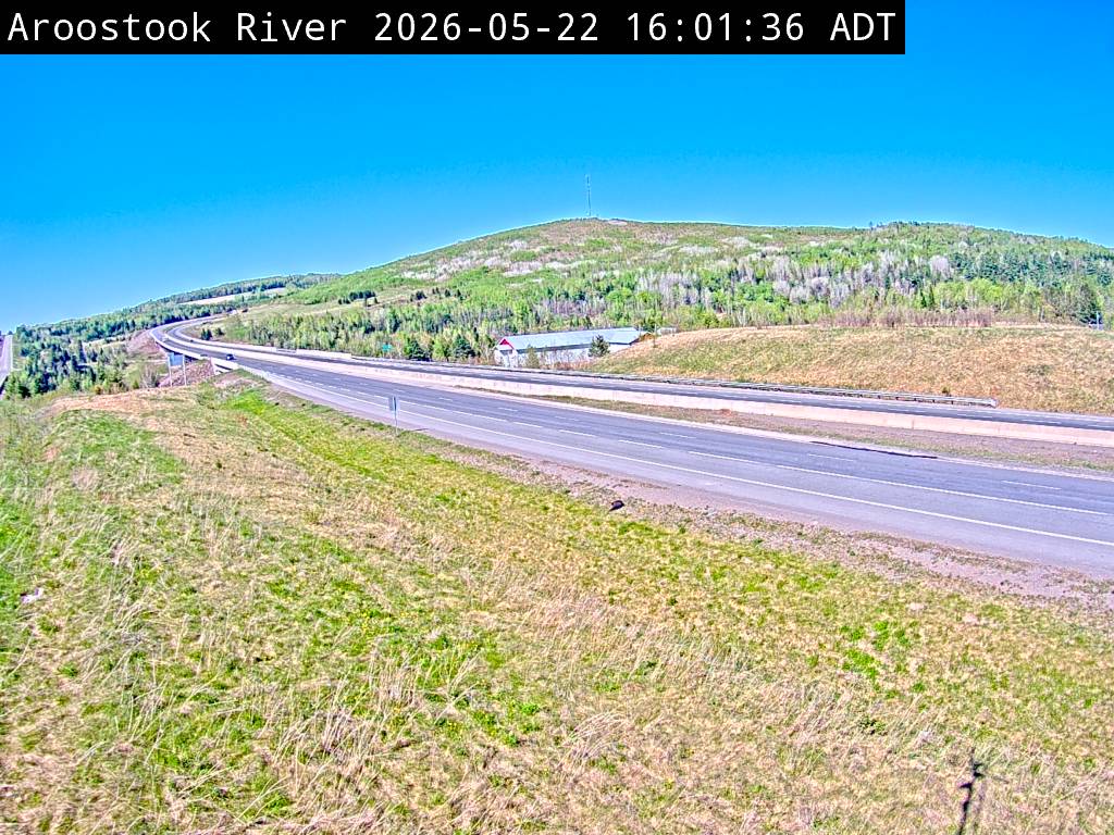 Web Cam image of Aroostook River (NB Highway 2)