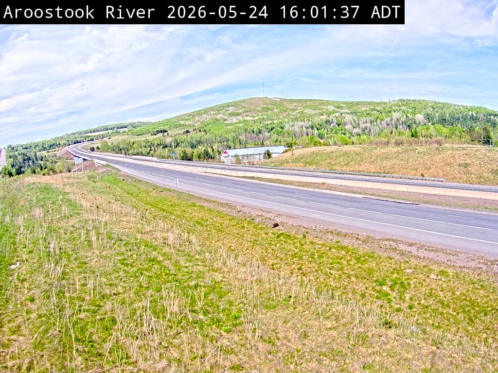 Web Cam image of Aroostook River (NB Highway 2)