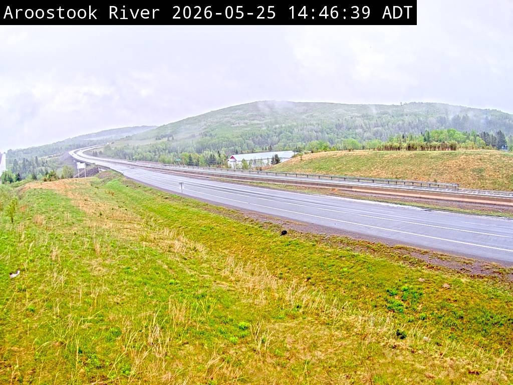 Web Cam image of Aroostook River (NB Highway 2)