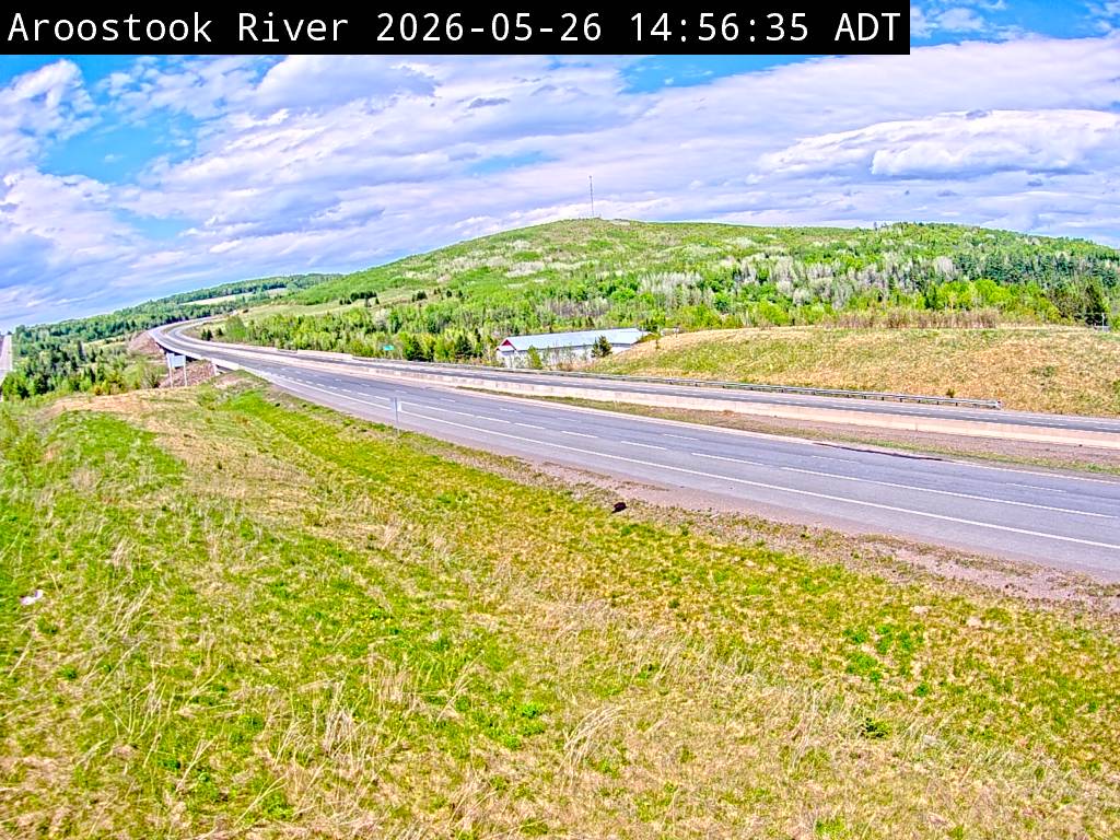 Web Cam image of Aroostook River (NB Highway 2)