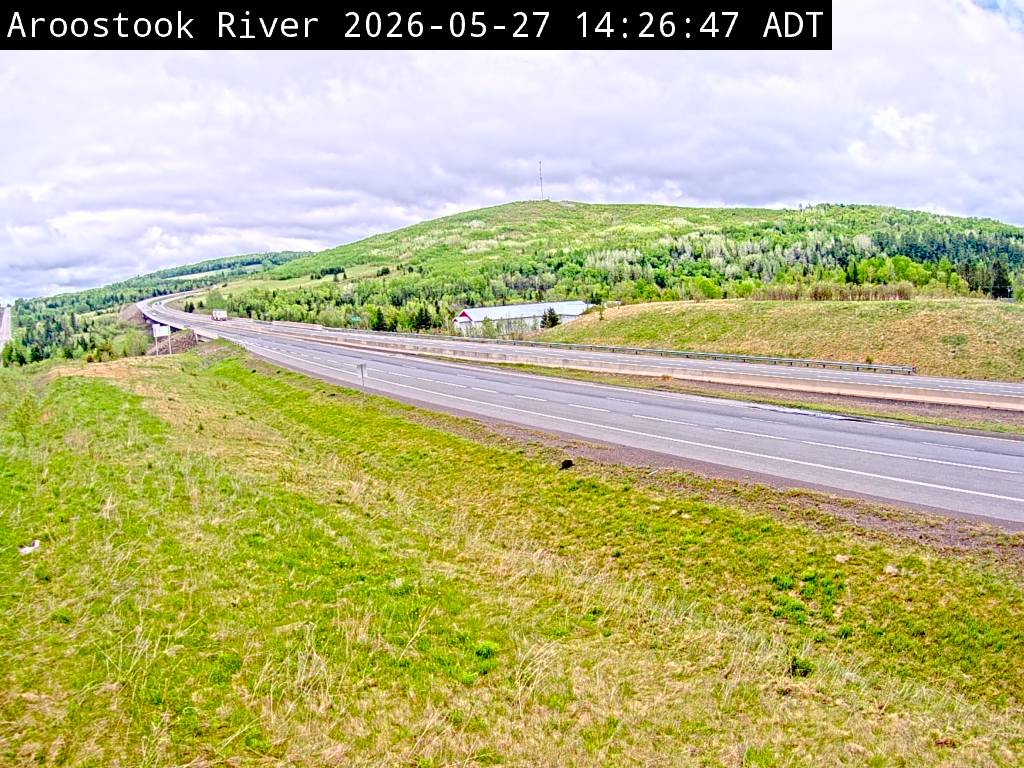 Web Cam image of Aroostook River (NB Highway 2)