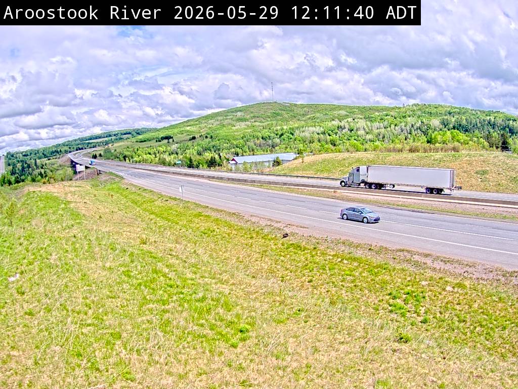 Web Cam image of Aroostook River (NB Highway 2)