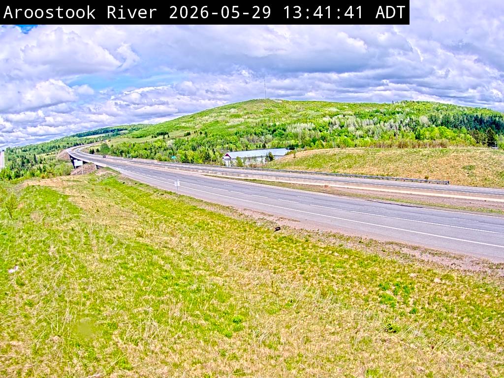 Web Cam image of Aroostook River (NB Highway 2)