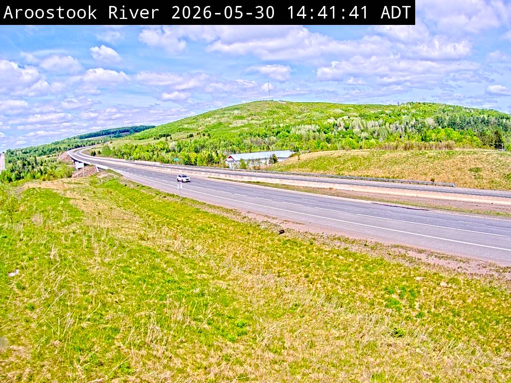 Web Cam image of Aroostook River (NB Highway 2)