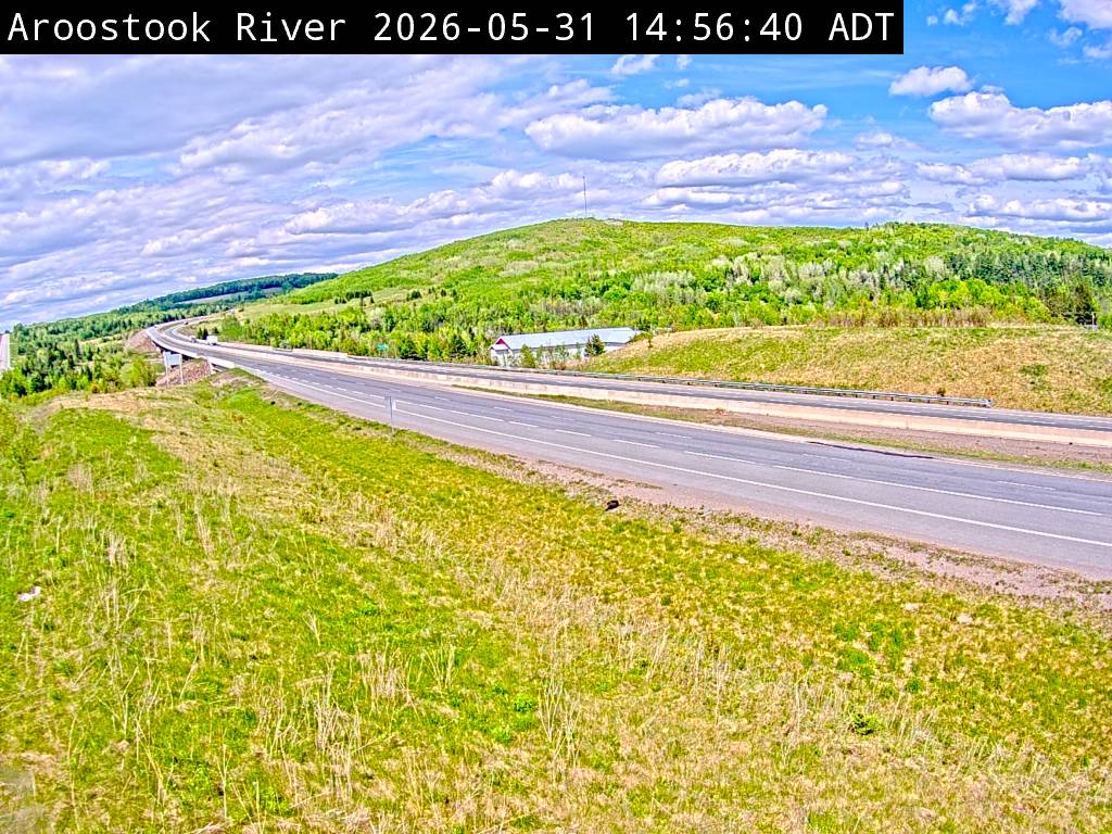 Web Cam image of Aroostook River (NB Highway 2)