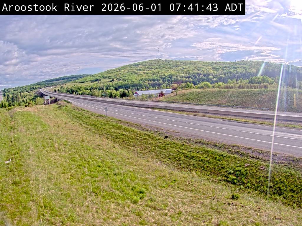 Web Cam image of Aroostook River (NB Highway 2)