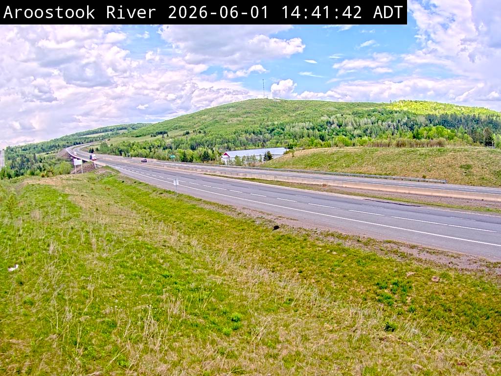 Web Cam image of Aroostook River (NB Highway 2)