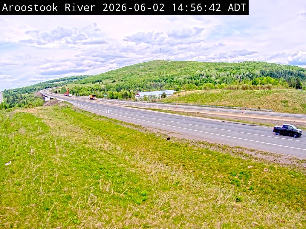 Web Cam image of Aroostook River (NB Highway 2)