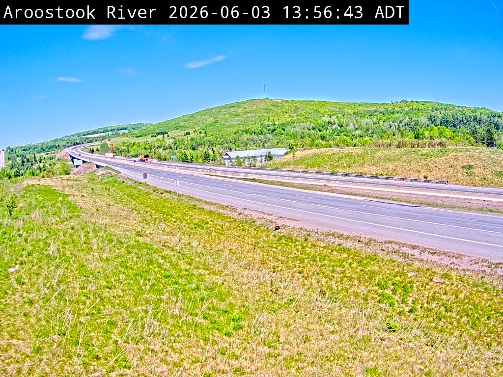 Web Cam image of Aroostook River (NB Highway 2)