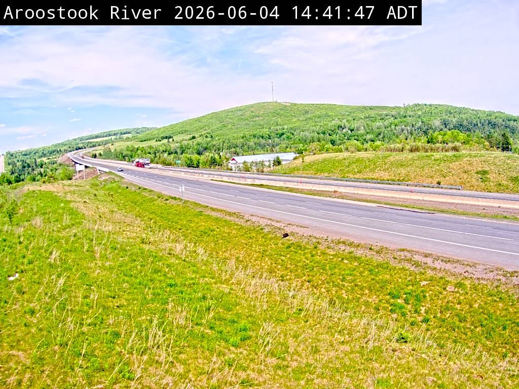 Web Cam image of Aroostook River (NB Highway 2)