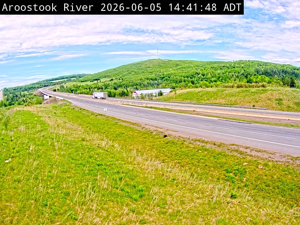 Web Cam image of Aroostook River (NB Highway 2)