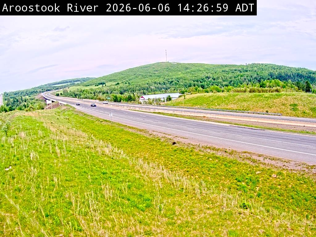 Web Cam image of Aroostook River (NB Highway 2)