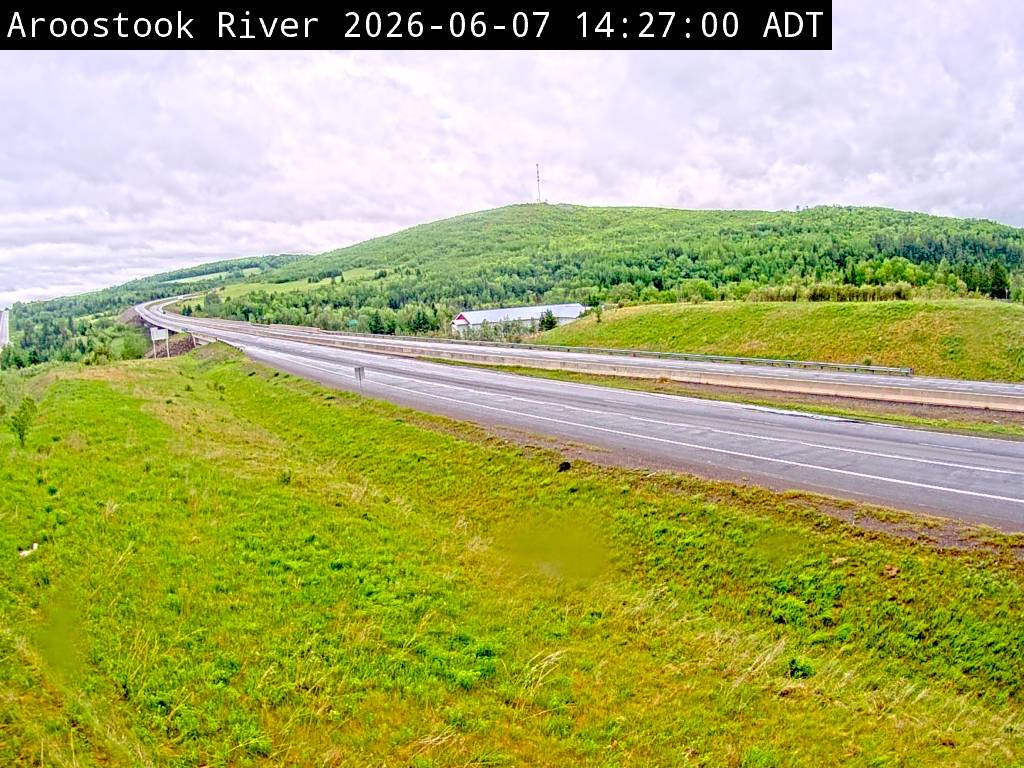 Web Cam image of Aroostook River (NB Highway 2)