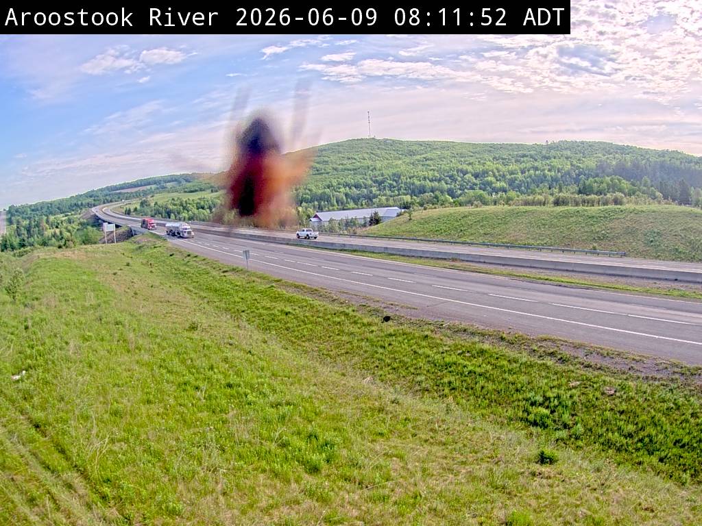 Web Cam image of Aroostook River (NB Highway 2)