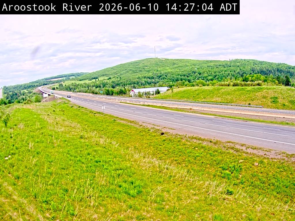 Web Cam image of Aroostook River (NB Highway 2)