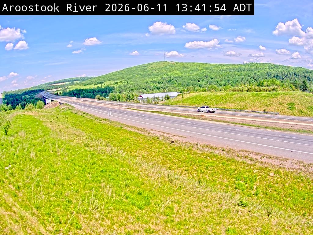 Web Cam image of Aroostook River (NB Highway 2)