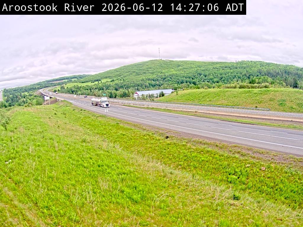 Web Cam image of Aroostook River (NB Highway 2)