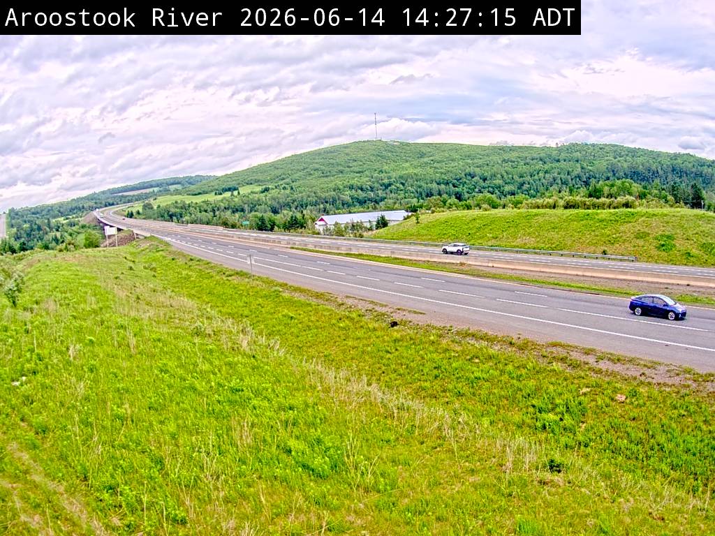 Web Cam image of Aroostook River (NB Highway 2)