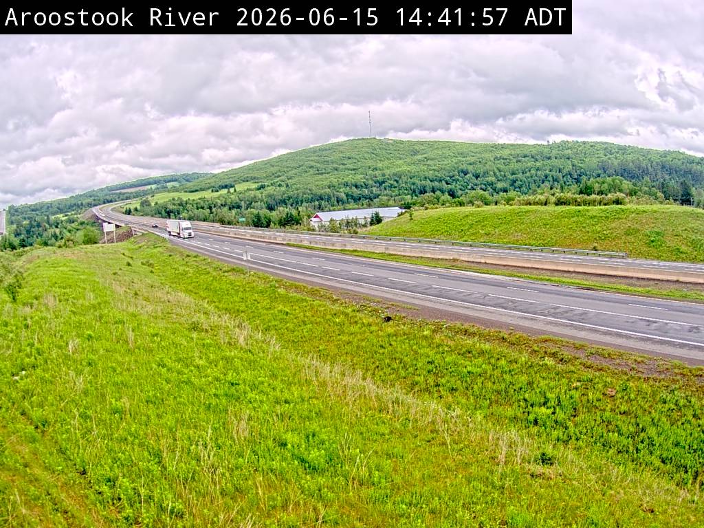 Web Cam image of Aroostook River (NB Highway 2)
