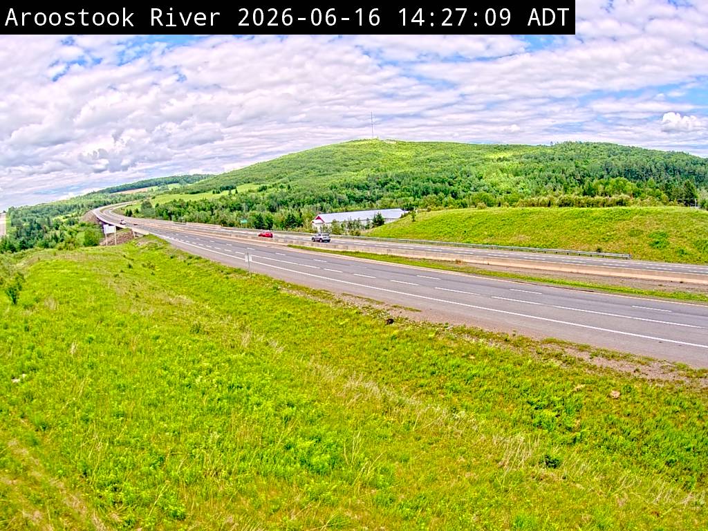 Web Cam image of Aroostook River (NB Highway 2)