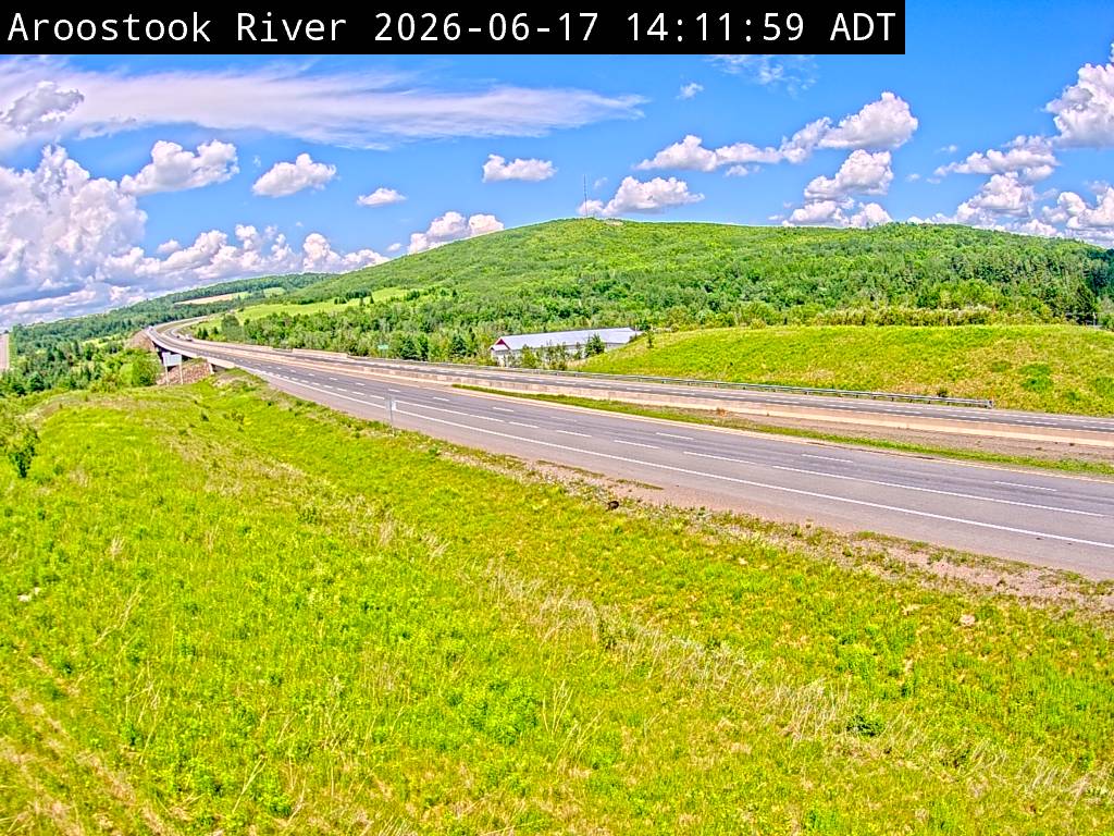 Web Cam image of Aroostook River (NB Highway 2)