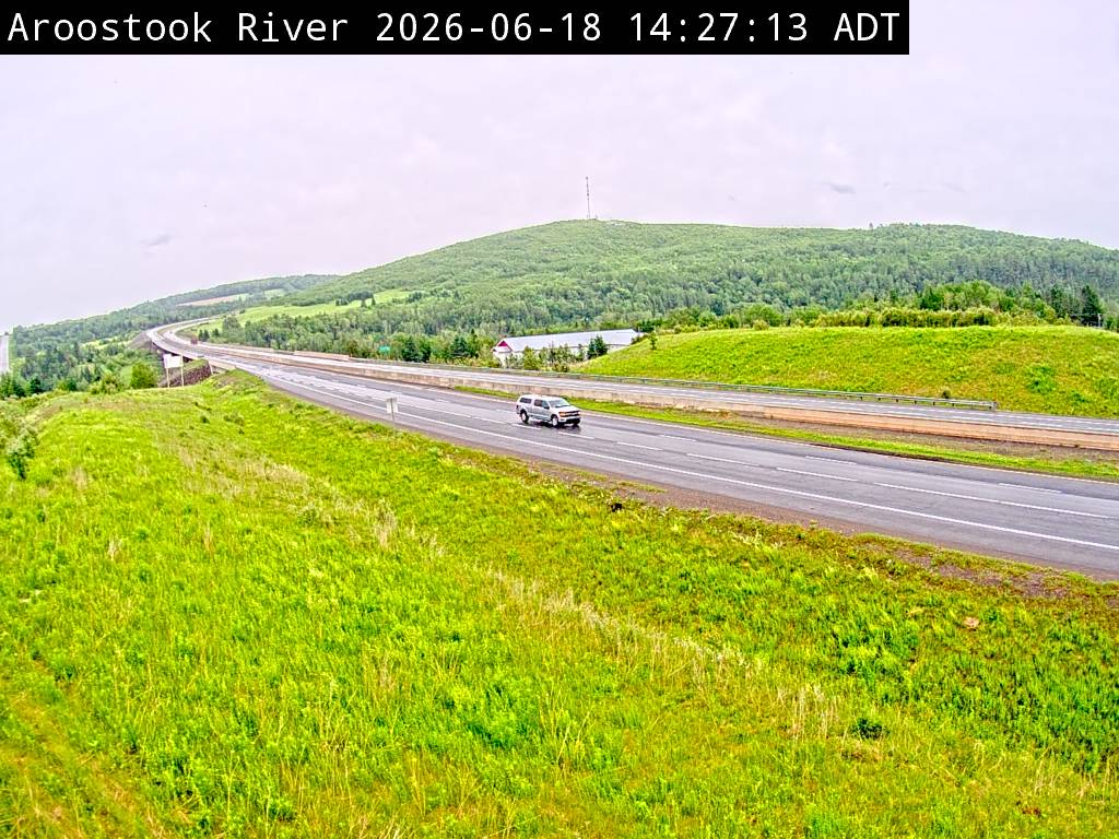 Web Cam image of Aroostook River (NB Highway 2)