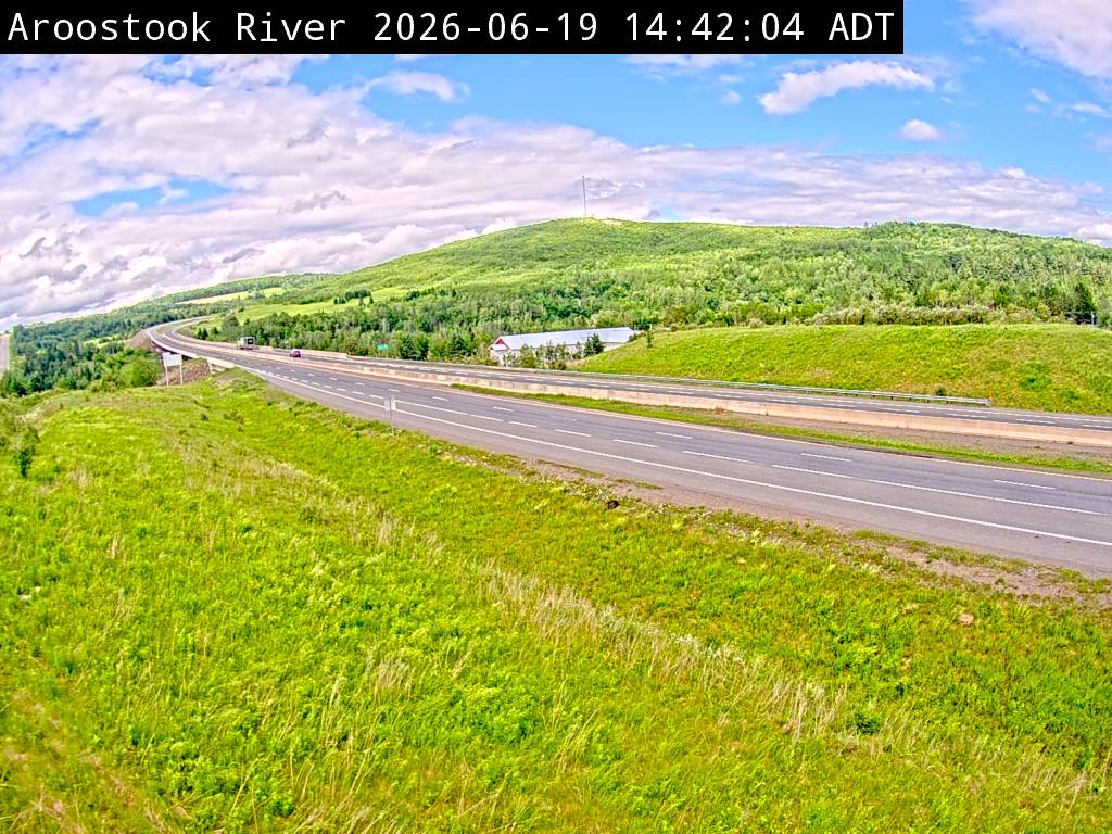 Web Cam image of Aroostook River (NB Highway 2)