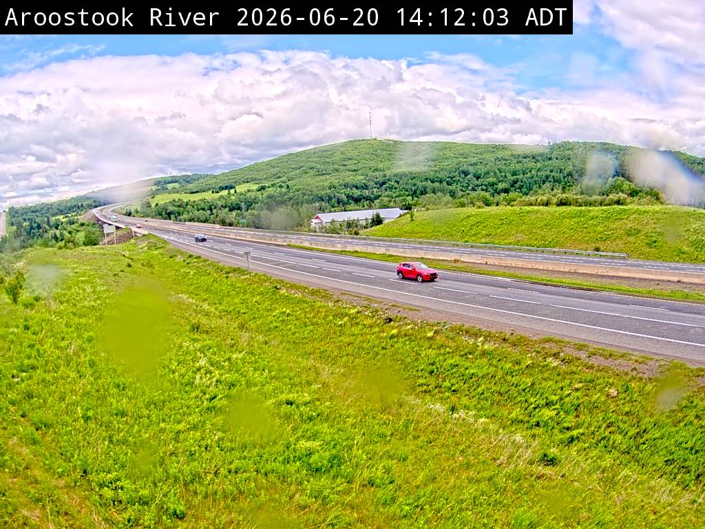 Web Cam image of Aroostook River (NB Highway 2)