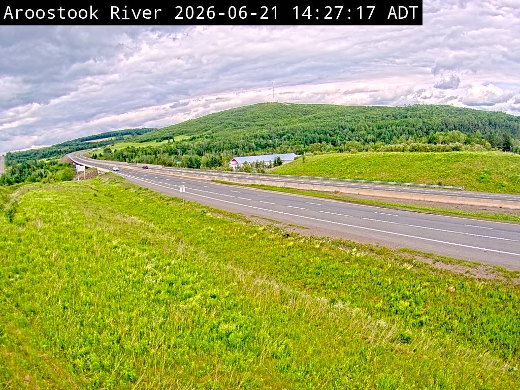 Web Cam image of Aroostook River (NB Highway 2)