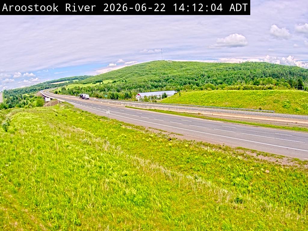 Web Cam image of Aroostook River (NB Highway 2)