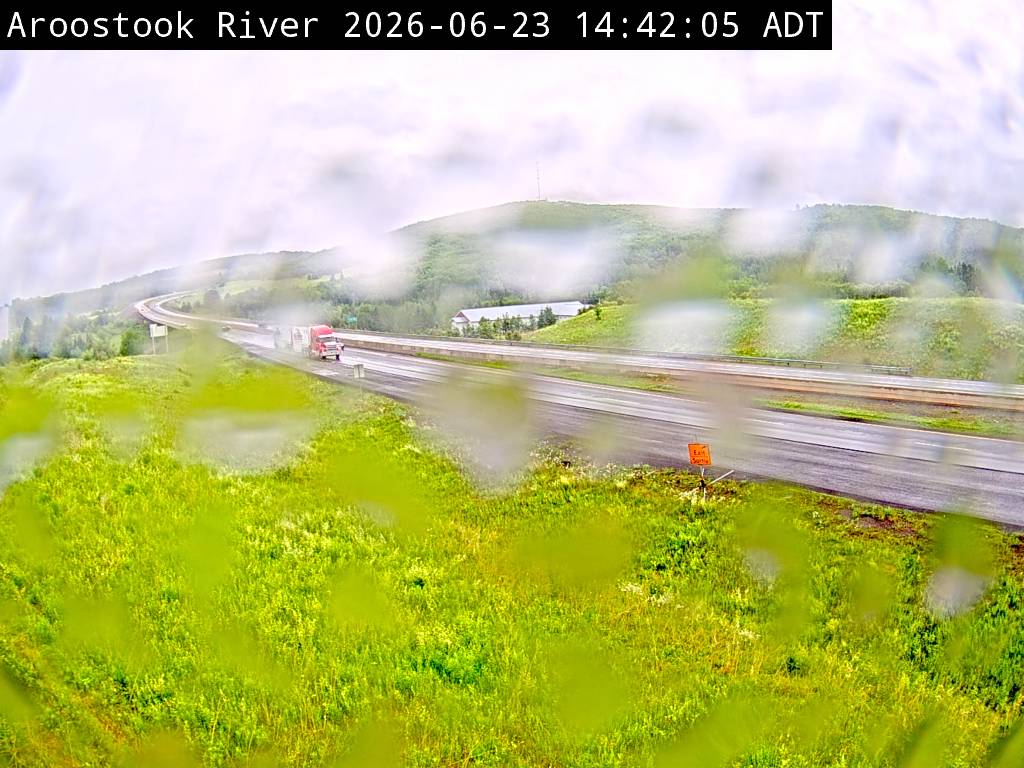 Web Cam image of Aroostook River (NB Highway 2)