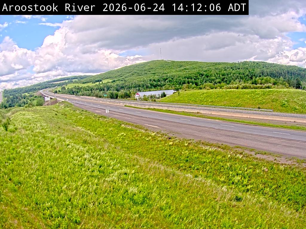 Web Cam image of Aroostook River (NB Highway 2)