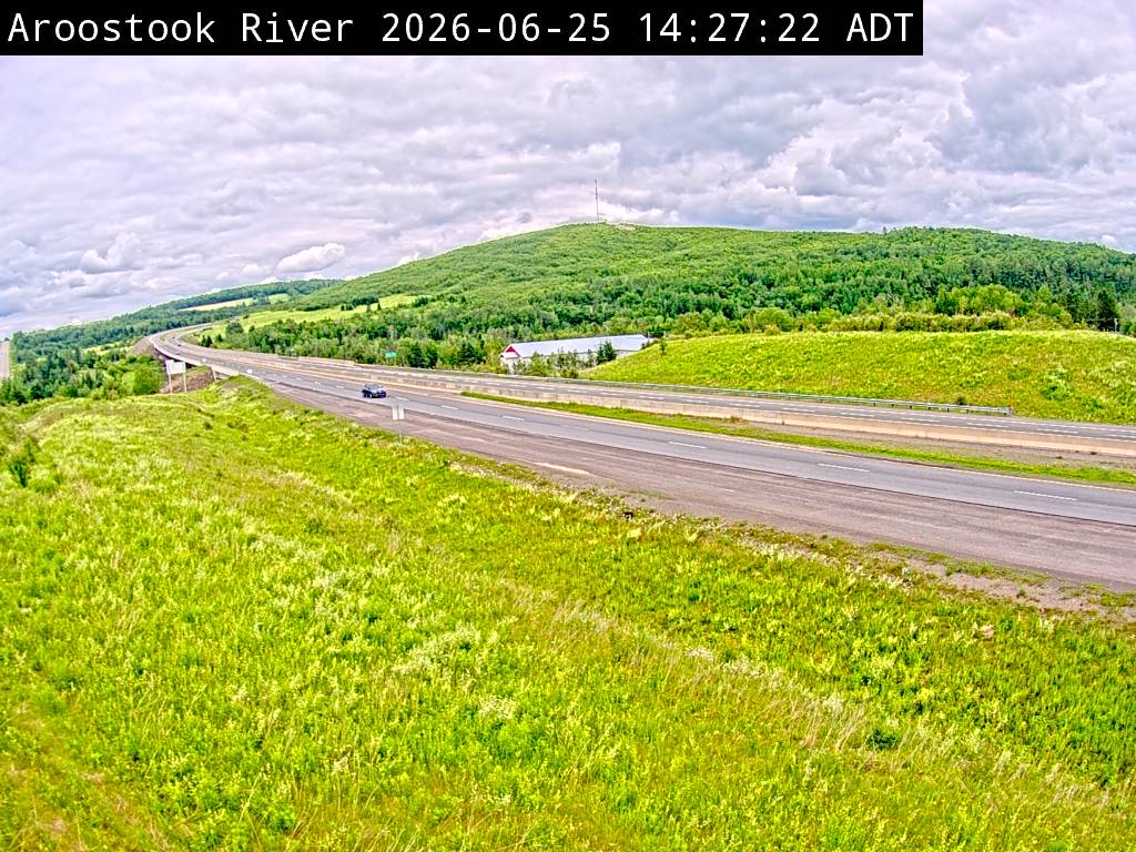 Web Cam image of Aroostook River (NB Highway 2)