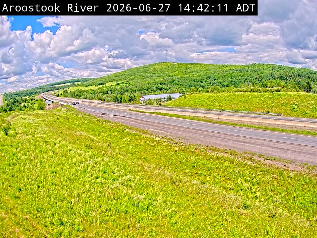 Web Cam image of Aroostook River (NB Highway 2)