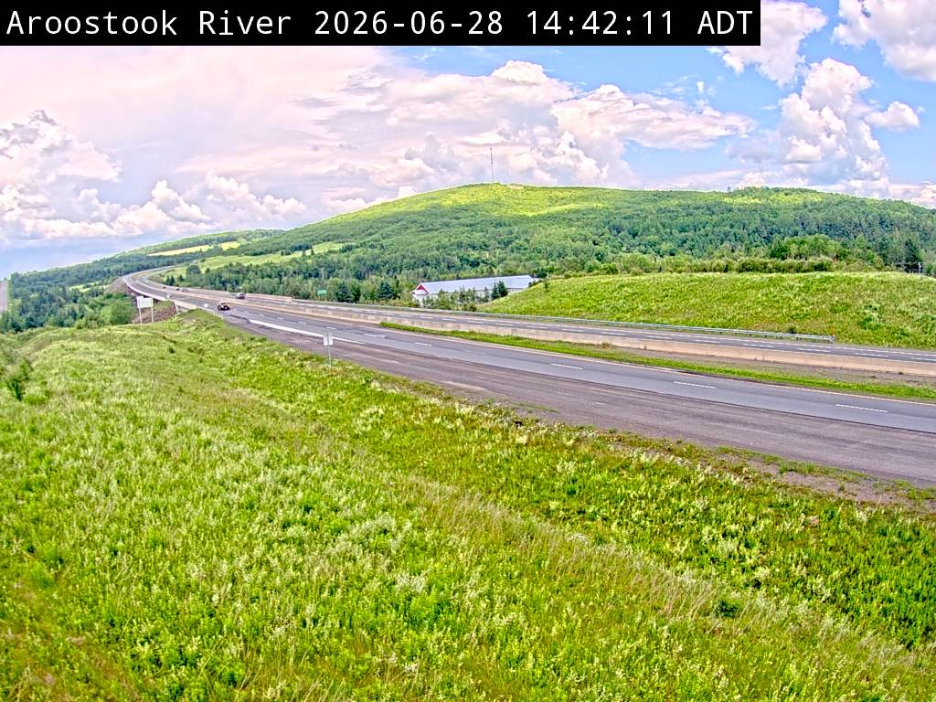Web Cam image of Aroostook River (NB Highway 2)