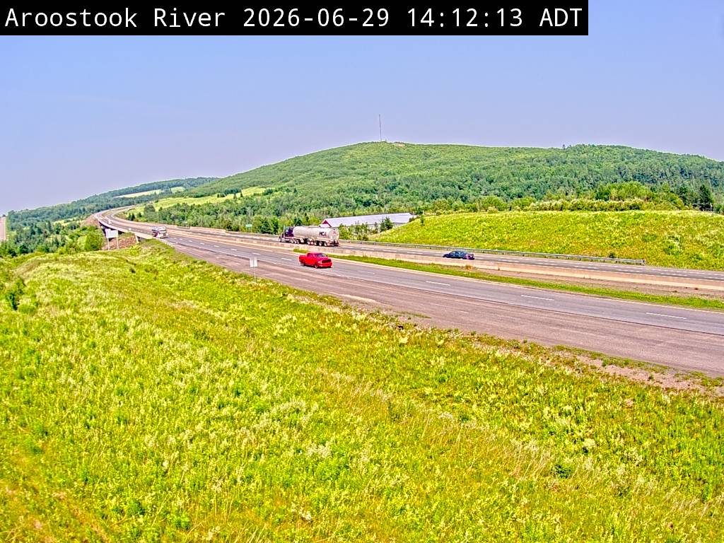 Web Cam image of Aroostook River (NB Highway 2)