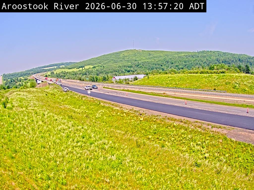 Web Cam image of Aroostook River (NB Highway 2)