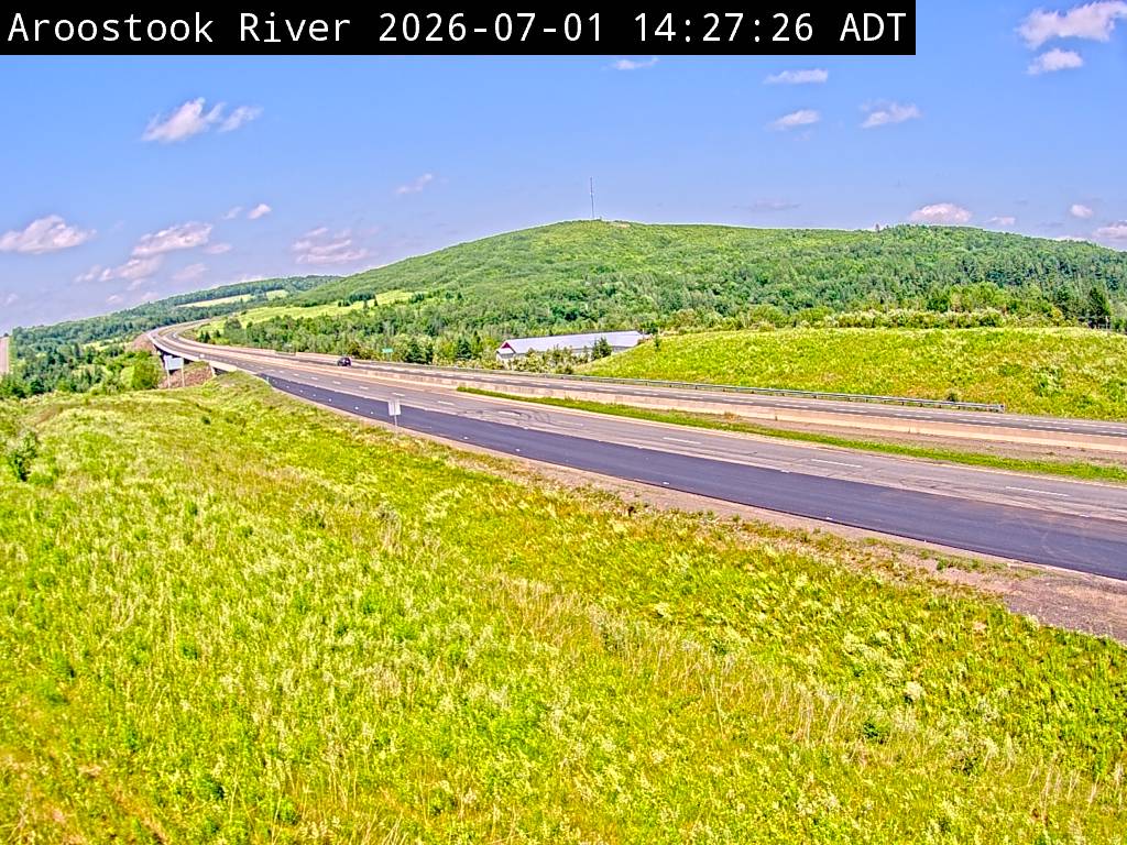Web Cam image of Aroostook River (NB Highway 2)
